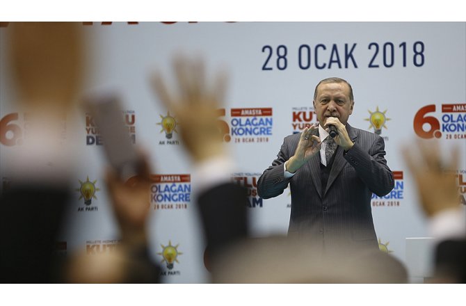 Cumhurbaşkanı Erdoğan: Kahraman askerlerimiz Afrin'de destan yazıyor