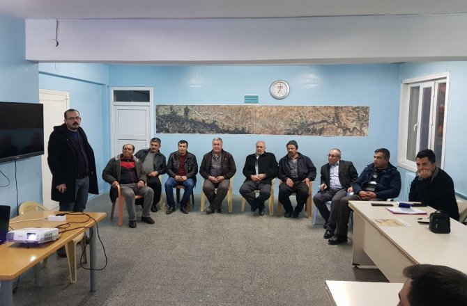 KASAPLARA HİJYEN EĞİTİMİ VERİLDİ