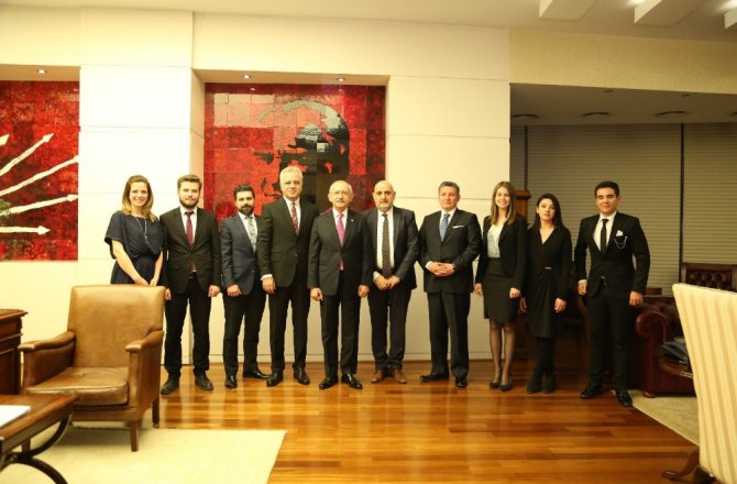 KILIÇDAROĞLU, HUKUK AKADEMİ DERNEĞİ HEYETİNİ KABUL ETTİ