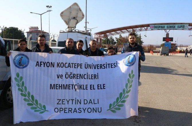 800 KİLOMETRE YOL GİDİP AFRİN’E 5 BİN MEKTUP GÖTÜRDÜLER