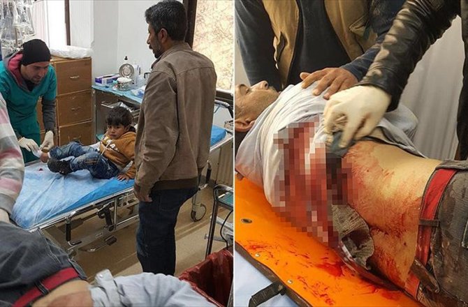 PYD/PKK AFRİN'DEN SALDIRILARINI SÜRDÜRÜYOR