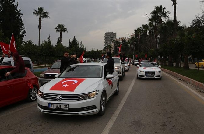 ADANA'DAN REYHANLI'YA KONVOY