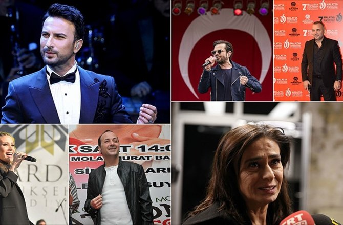 ŞEHİTLERİN ACISI ÜNLÜLERİ DE YASA BOĞDU