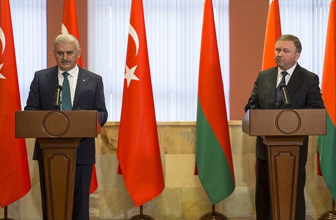 BAŞBAKAN YILDIRIM: TÜRKİYE İLE BELARUS ORTAK DÜŞÜNCELERE SAHİP