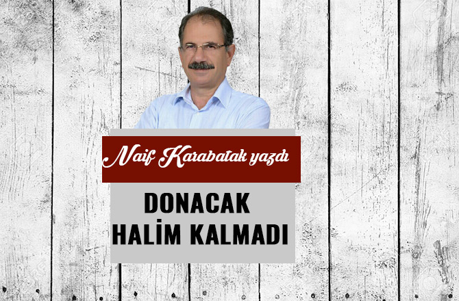 DONACAK HALİM KALMADI