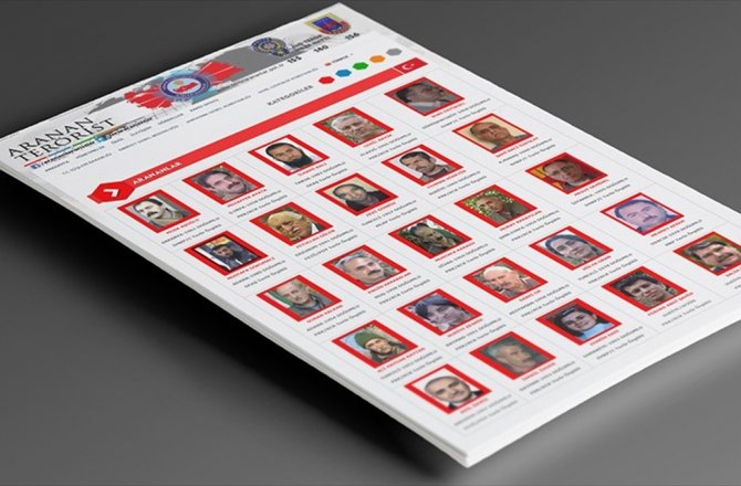 TERÖR ARANANLAR LİSTESİ GÜNCELLENDİ