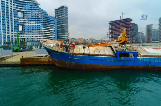 HAYALET GEMİLER HAVADAN GÖRÜNTÜLENDİ