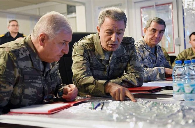 ORGENERAL AKAR: TERÖRİSTLER İLE BUNLARI DESTEKLEYEN DIŞ GÜÇLER HEZİMETE UĞRATILACAK