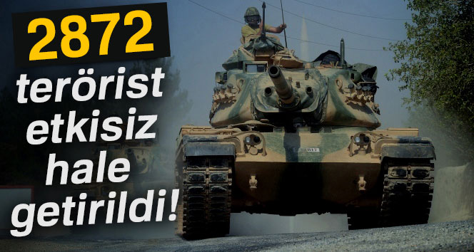 SON SAYI: 2872 TERÖRİST !