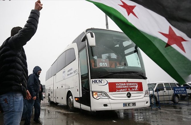 VİCDAN KONVOYU YOLA ÇIKTI