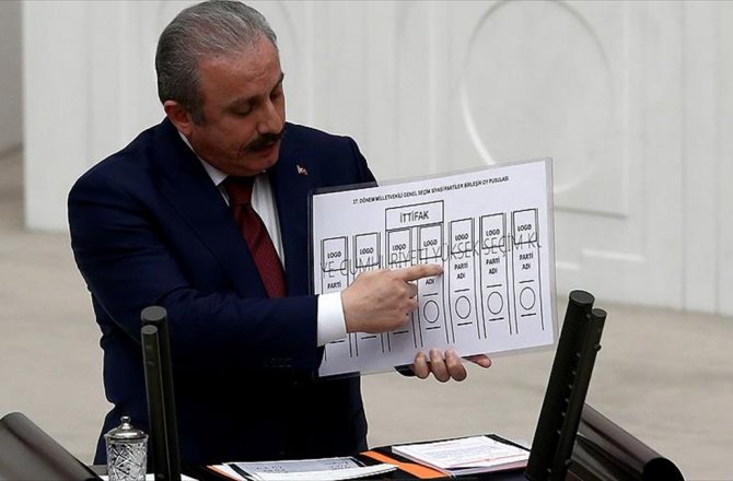 'OY PUSULASINDA SİYASİ PARTİLERE AYRILAN SÜTUNLARIN HEPSİ EŞİT'