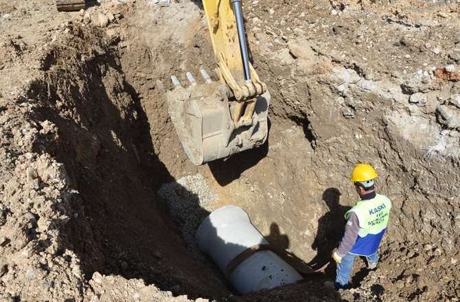 HAL KAVŞAĞINDA ALTYAPI ÇALIŞMALARI 20 GÜNDE TAMAMLANDI