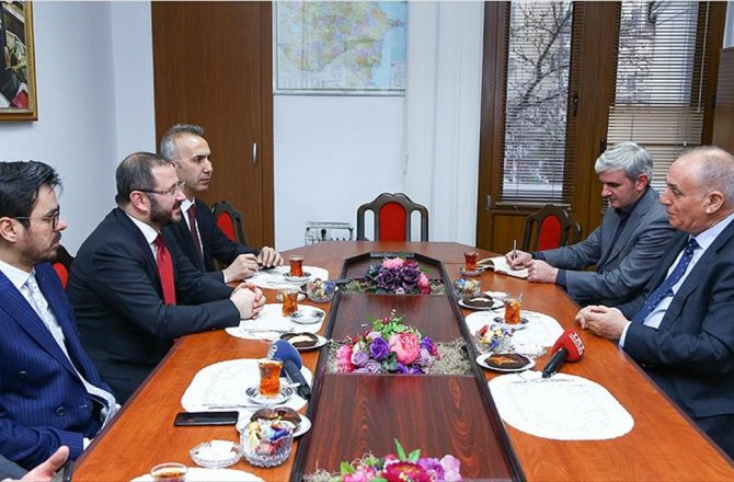 AA VE TRT'DEN AZERTAC'A ZİYARET