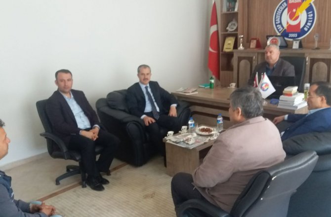 AK PARTİ İL BAŞKANI MEHMET ERDOĞAN ‘BASIN HALKA HİZMET EDİYOR’