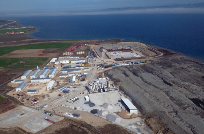 YÜZYILIN PROJESİ İLK KEZ HAVADAN GÖRÜNTÜLENDİ