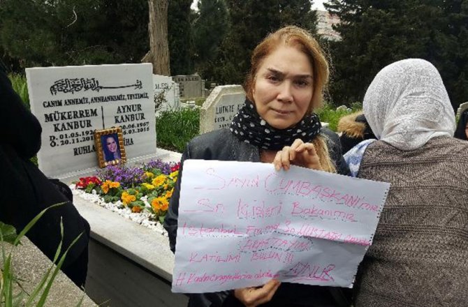 MEZDEKE GRUBU ÜYESİ AYNUR KANBUR İÇİN ADALET ÇAĞRISI