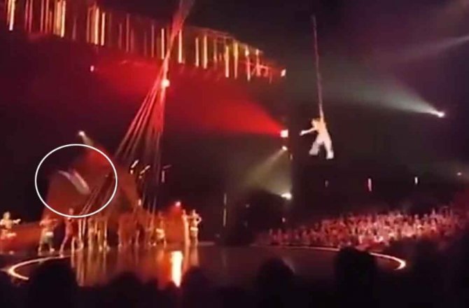 SİRKTE KORKUNÇ KAZA !