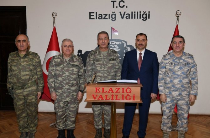 ORG. AKAR ELAZIĞ’DA BİRLİKLERİ DENETLEDİ