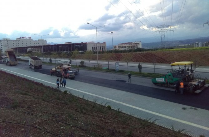 AVŞAR KAMPÜSÜNE SICAK ASFALT