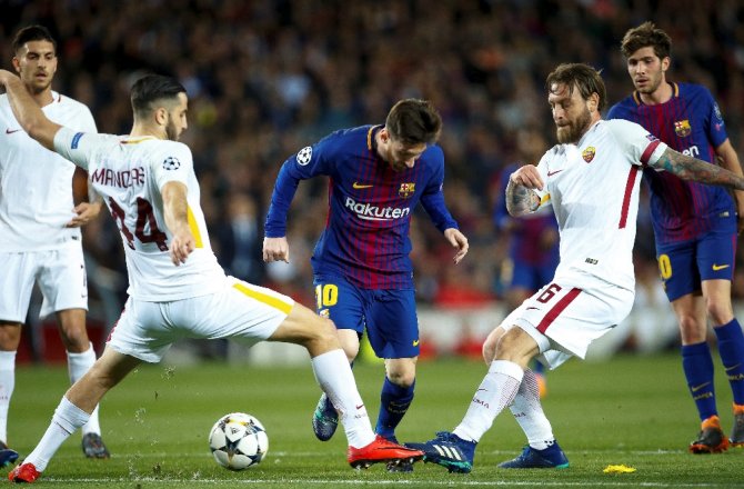 BARCELONA, ROMA’YA ŞANS TANIMADI