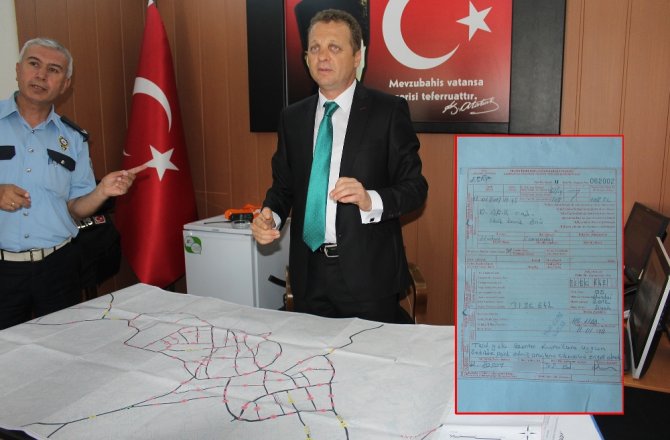 EMNİYET MÜDÜRÜ KENDİ ARACINA CEZA KESTİRDİ