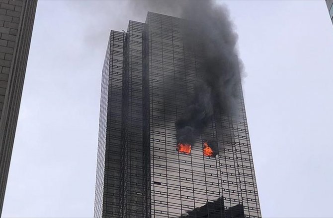 NEW YORK'TA TRUMP TOWER'DA YANGIN: 1 ÖLÜ