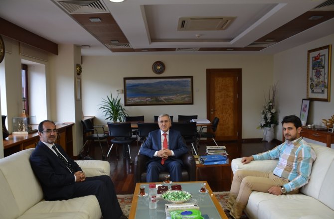 GAZİANTEP İL MÜFTÜSÜ AHMET ÇELİK REKTÖR CAN’I ZİYARET ETTİ