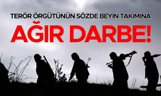 TERÖR ÖRGÜTÜNÜN SÖZDE BEYİN TAKIMINA AĞIR DARBE