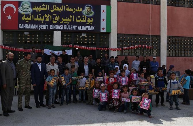 BAB'DA İLK 23 NİSAN KUTLAMASI YAPILDI