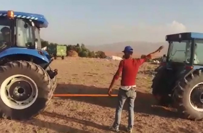 TRAKTÖRLERİN GÜÇ DENEMESİ