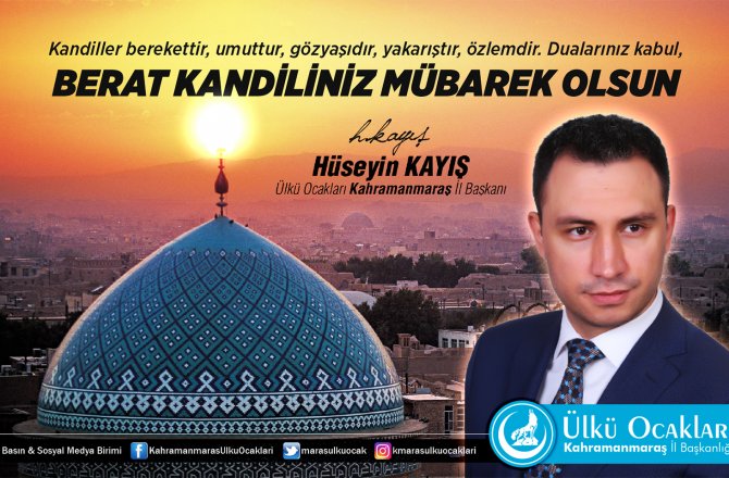 KANDİLLER ZİHİNLERİMİZİ BERRAKLAŞTIRAN MÜBAREK GECEDİR