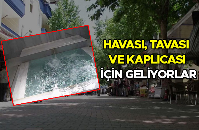 HAVASI, TAVASI VE KAPLICASI İÇİN GELİYORLAR