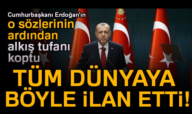 CUMHURBAŞKANI ERDOĞAN: BM'Yİ REFORME ETMEK İÇİN HAREKETE GEÇTİK