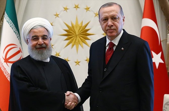 ERDOĞAN İLE RUHANİ TRUMP'IN İRAN KARARINI GÖRÜŞTÜ