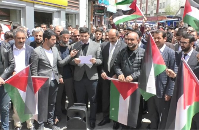 İSRAİL KATLİAMINA KARŞI TÜRKİYE TEK YÜREK