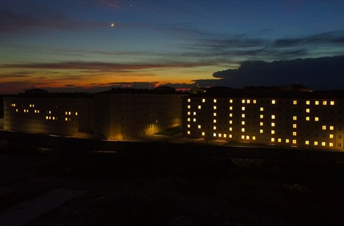 KYK YURTLARINDAKİ ÖĞRENCİLERDEN İSRAİL'İ PROTESTO