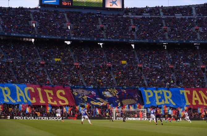 BARCELONA INİESTA'YI GALİBİYETLE UĞURLADI