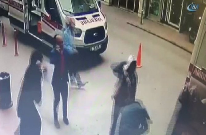 HASTANEDEKİ ÇİFTE CİNAYET ANI KAMERADA