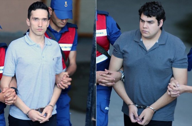 YUNAN ASKERLERİN TUTUKLULUĞUNA DEVAM KARARI