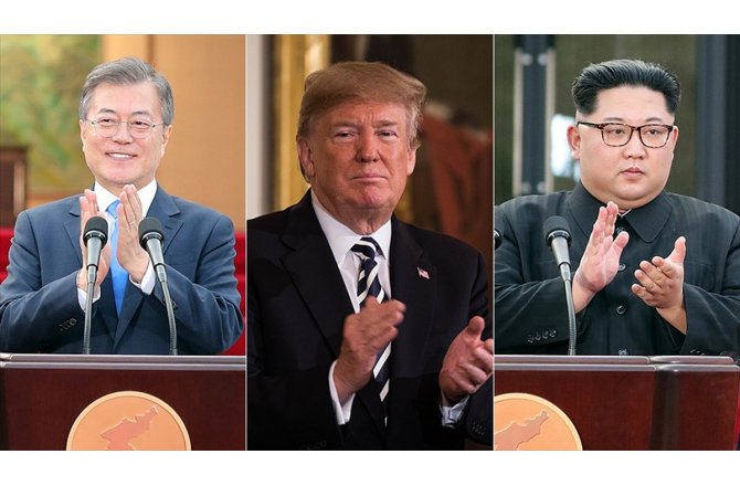 Trump-Kim zirvesine Moon da katılabilir