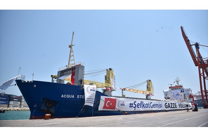 Türkiye'den Gazze'ye 1,2 milyon dolarlık yardım