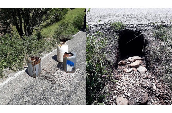 Tunceli'de 200 kilogramlık patlayıcı düzeneği imha edildi