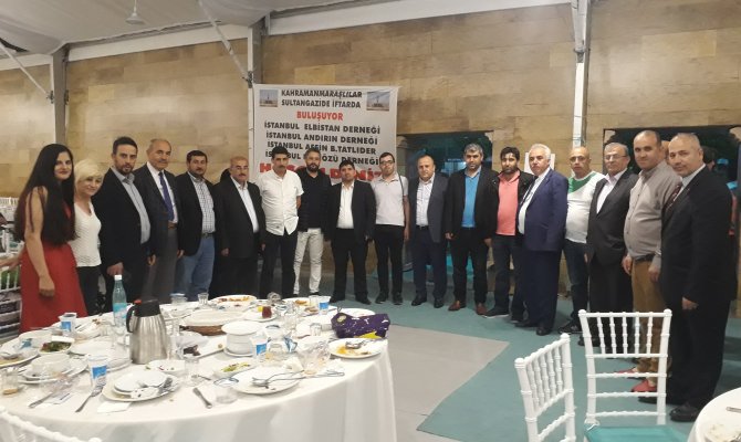 KAHRAMANMARAŞ DERNEKLERİ BİRLİKTE İFTAR ETTİ