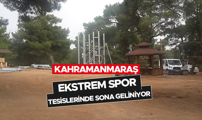 KAHRAMANMARAŞ EKSTREM SPOR TESİSLERİNDE SONA GELİNİYOR