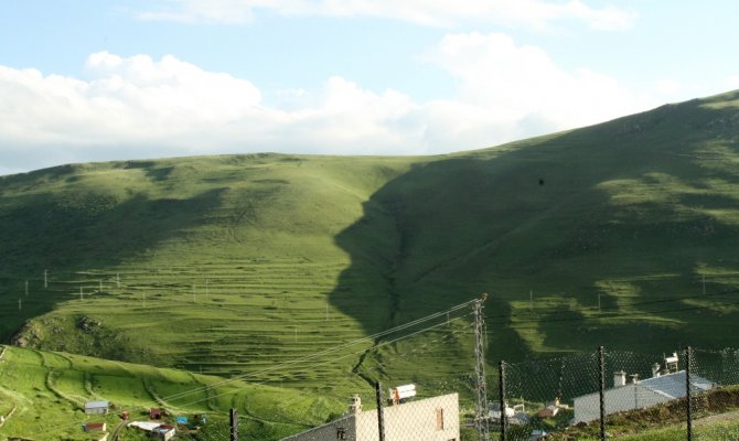 Ardahan’daki ’Atatürk silüeti’ görülmeye başlandı