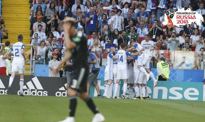 Messi penaltı kaçırdı Arjantin, İzlanda'yı yenemedi
