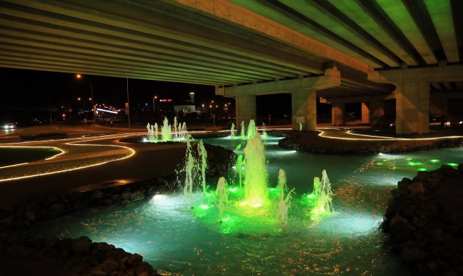 Köprülü Kavşak Göz Kamaştırıyor