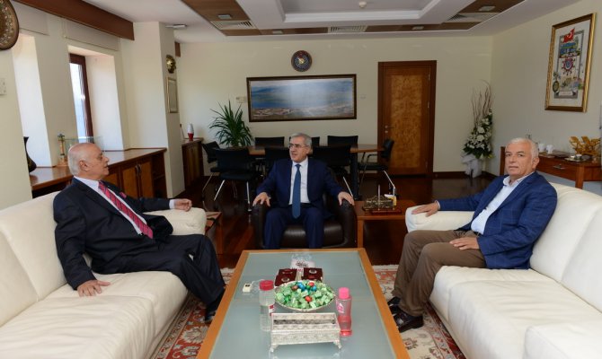 Prof. Dr. Mehmet Sağlam, Rektör Can’ı Ziyaret Etti