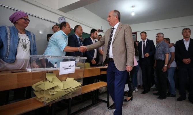 İnce'nin oy kullandığı sandıktan en çok oy Erdoğan'a çıktı
