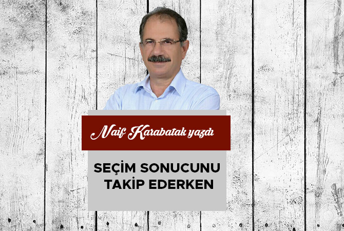 Seçim sonucunu takip ederken